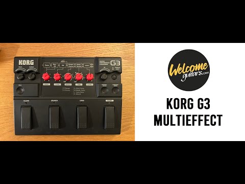 Korg G3 Guitar Multi Effects Processor 1980s - Black Effect with Power Supply image 14