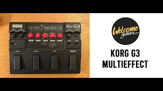 Video thumbnail for Korg G3 Multieffect Guitar Performance Processor by WelcomeGuitars