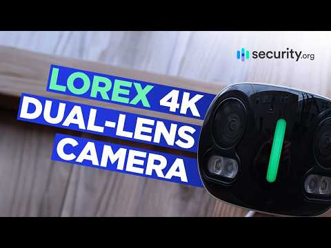 Crazy 180º 4K View! | Lorex 4K Dual-Lens Outdoor Security Camera Review