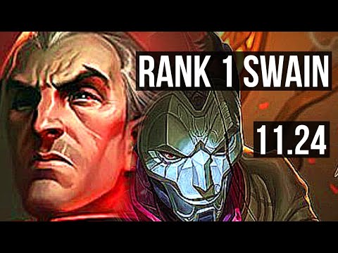 SWAIN & Pyke vs JHIN & Lulu (ADC) | Rank 1 Swain, 1.3M mastery, 400+ games | NA Challenger | 11.24