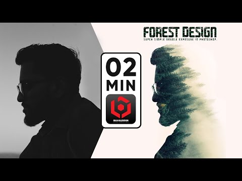 Create a Double Exposure in 2-Minute with Photoshop | Bahauddin
