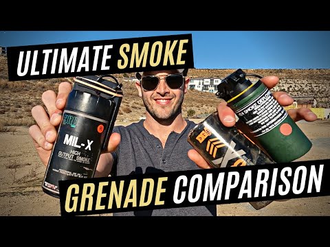 Smoke Grenade Comparison: IWA, Enola Gaye, 18X and Mil-X