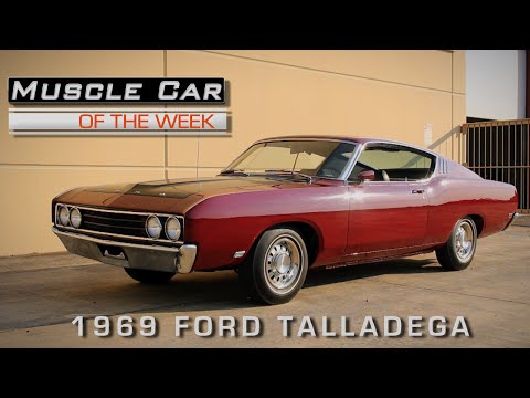 1969 Ford Talladega 428 Cobra Jet Muscle Car Of The Week Video Episode #137