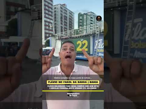 Flávio fará mega comício com trio elétrico e presença de ACM Neto e Nikolas Ferreira em Salvador