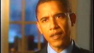 In 2004 Obama solidified himself as a raising star of the Democratic party. In this video, a five minute television ad, Obama introduces himself to the Illinois electorate.