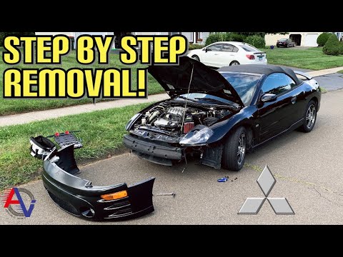How to Remove Front Bumper on G3 Mitsubishi Eclipse | 2000-2005 Mitsubishi Eclipse