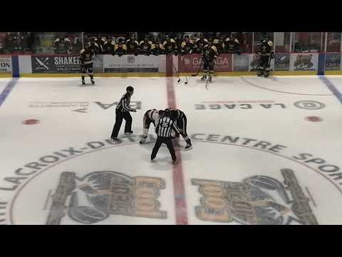 Fight/Bagarre ROUND 2 Dave Hamel vs David Lacroix 26 février 2022