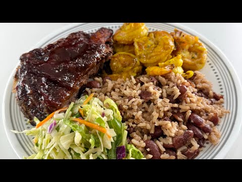 BBQ Beef Ribs & Curry Shrimp Jamaican Style 🇯🇲 | Full Flava Sunday Dinner!