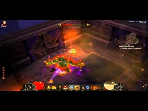 Level 34 Monk. Diablo 3. Act I, Nightmare difficulty