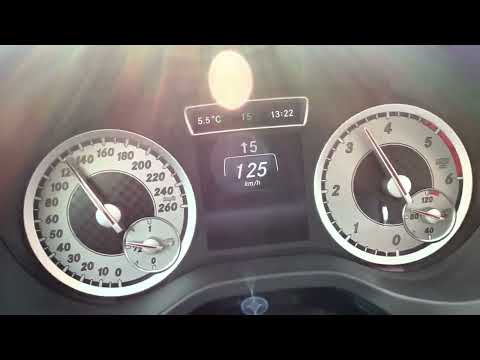 Mercedes A Klasa 180 CDI 1.5 109 KM test 0-100 km/h & 0-165 km/h !