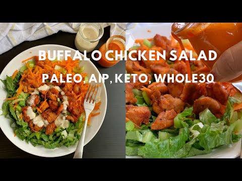 Buffalo Chicken Salad (Paleo, AIP, Keto, Whole30)