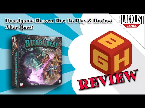 Boardgame Heaven How To Play & Review 145: Altar Quest (Blacklist Games)
