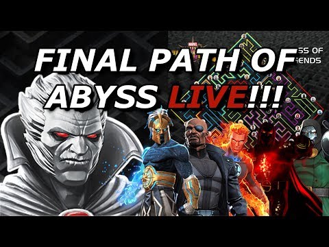 FINAL PATH OF ABYSS (Path 5) LIVE!!! Marvel Contest of Champions