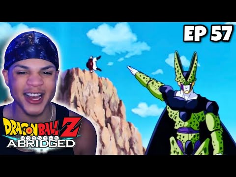 NON DRAGON BALL FAN REACTS TO DBZ ABRIDGED EPISODE 57!!