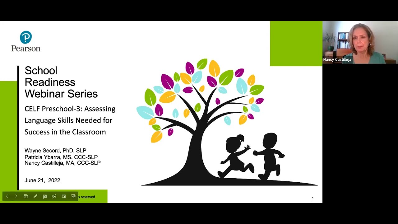 CELF Preschool-3: Assessing Language Skills Needed for Success in the Classroom Webinar (Recording)