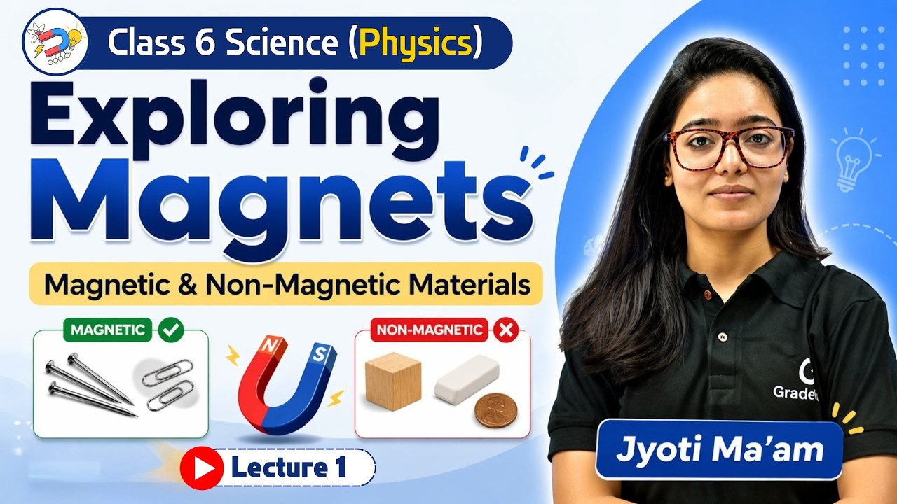 Chapter - 1 | Lecture - 1 | Exploring Magnets | Magnetic & Non-Magnetic Materials