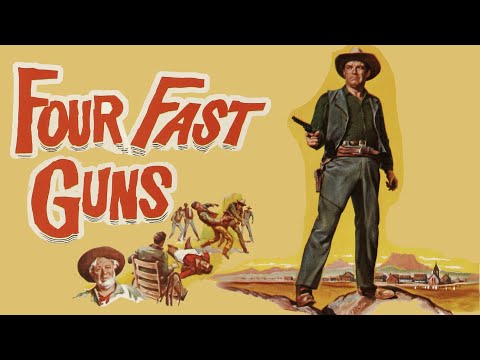 Four Fast Guns (1959) | Full Western Movie | James Craig | Edgar Buchanan