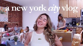 i hosted a breakfast in my new apartment ☕️ a day in my life in nyc