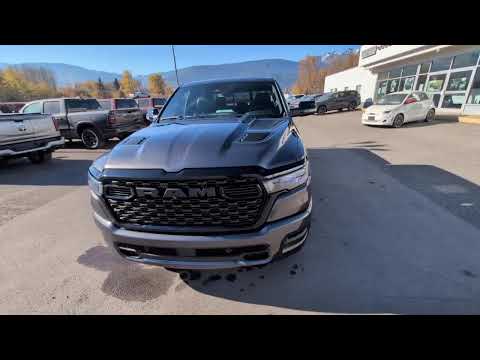2026 Ram 1500 Sport 4x4 Crew Cab 5'7" Box in Gray for sale at Frontier Chrysler Dodge Jeep Ram Fiat Ltd. in Smithers, BC