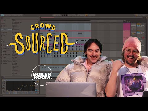 J-E-T-S (Jimmy Edgar & Machinedrum) making beats w/ sounds you send in | Boiler Room 'Crowdsourced'