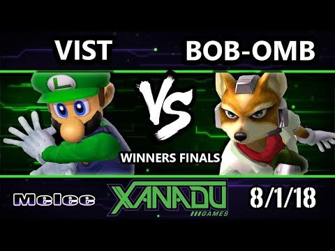 S@X 261 SSBM - Vist (Luigi) Vs. Bob-omb  (Fox) Smash Melee Winners Finals