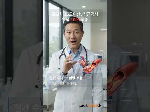 일교차 15도, 심근경색 위험 40% 오른다는 사실