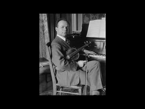 Mischa Elman plays Beethoven Kreutzer Sonata (live)