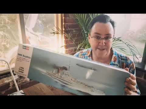 SMS Seydlitz German battlecruiser 1/350 model unboxing