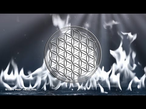 417Hz WHITE FLAME • FLOWER OF LIFE • REMOVE ALL NEGATIVE ENERGY • ENERGY CLEANSE