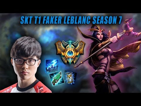 SKT T1 Faker | LeBlanc vs Kassadin | KR Challenger 825 LP