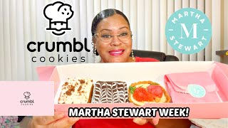 CRUMBL COOKIE'S MARTHA STEWART WEEK! LETS JUST GIVE HER THE ENTIRE MONTH! IT'S THAT GOOD! BEST EVER!
