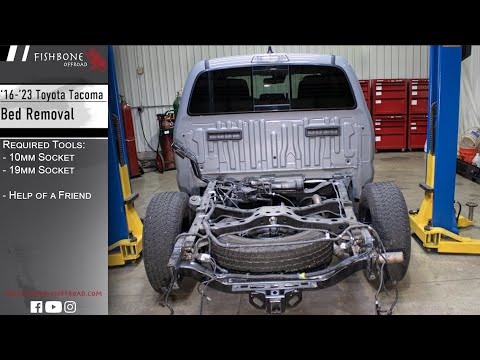 2016 - 2023 Toyota Tacoma Bed Removal - HOW TO