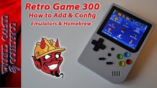 Retro Game 300  | How to Add Folder. Emulator & Homebrew Tutorial