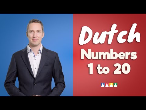 Dutch Numbers 1-20 | Count to 20 in Dutch