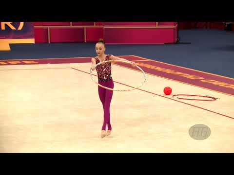 POHRANYCHNA Khrystyna (UKR) - 2019 Rhythmic Worlds, Baku (AZE) - Qualifications Hoop