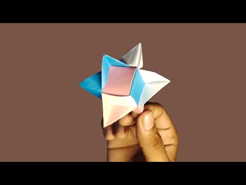 Perfect shape Paper Star in ONE CUT! Easy paper star - DIY