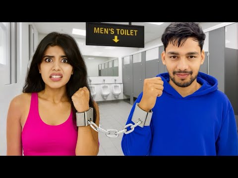 I got Handcuffed to a BOY for 24 hours!! *he did this with me* 😳