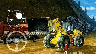 Buldozer 👷 operator simulator & dumper truck driving simulator gameplay video #viral #construction 