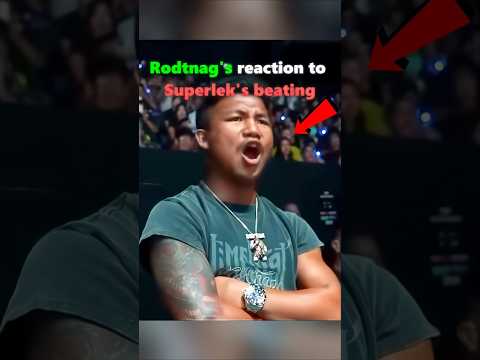 Rodtang Was Shocked😱  #mma #mmausa #kickboxing #rodtang #superlek #takerusegawa #muaythai #ufcusa
