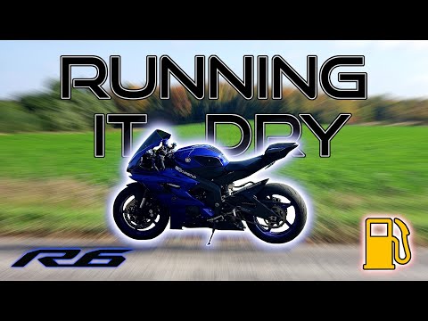 Yamaha R6 - Running It Dry!