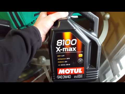 B6 A4 motul OC 105 or MANN 950/4 with 8100 x-max 0w40 and 8100 xcess 5w40
