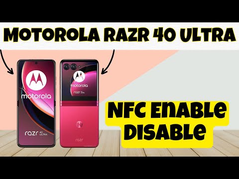 NFC Enable  Disable Motorola Razr 40 Ultra || How to turn on / off NFC || NFC settings