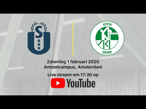 US HS 1 vs. Cito HS 1, Volleybal Heren Tweede Divisie C