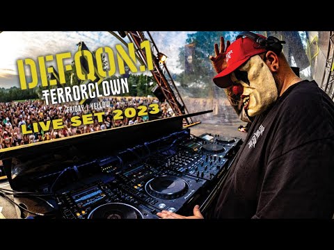 Dj TerrorClown LIVE @ Defqon.1 Path Of The Warrior 2023 (Yellow Stage) VirtualDJ Terrorcore Mix 2023
