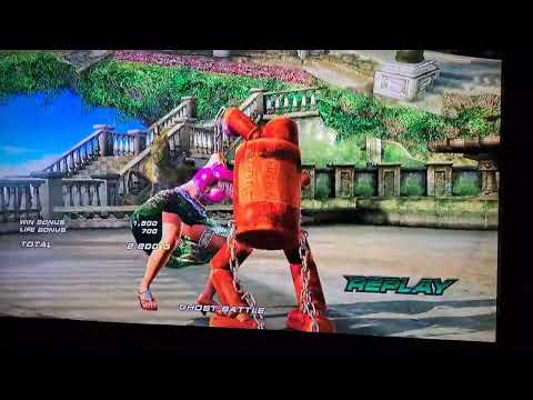 Tekken 6 Mokujin Knee Throw on Zafina Ko Ryona