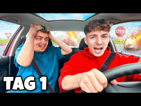 Das 1. AUTOFAHREN mit Papaplatte! 😂🚗