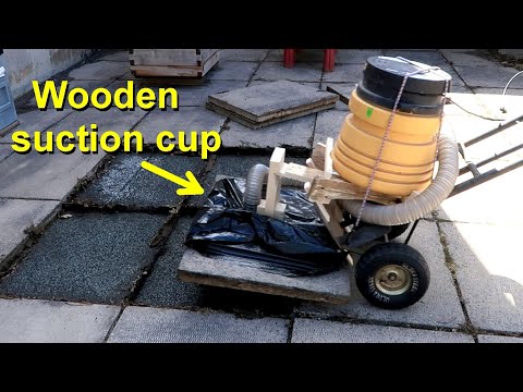 Homeowner Comes Up With An Ingenious Way To Lift His Patio Stones