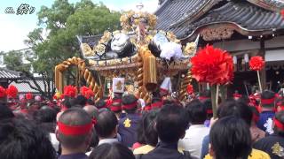 preview picture of video '妻鹿　楼門前　/　灘のけんか祭り2014-4'