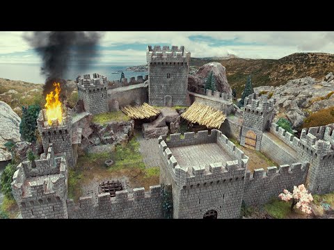 Medieval Castle Diorama Showcase - MiniArt 1/72 Castle