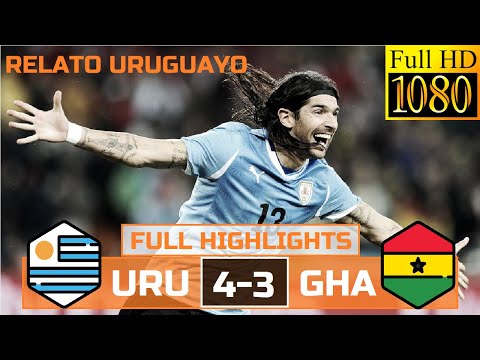 Uruguay 1 - Ghana 1 (4-3) 2010 Resumen RELATO URUGUAYO Full Highlights & Goals